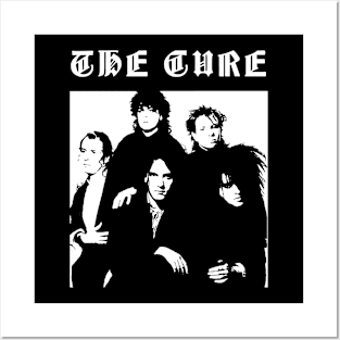 Four member of the the cure Posters and Art